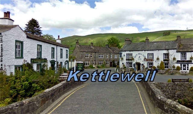 the small village of kettlewell north yorkshire, a few houses and pub